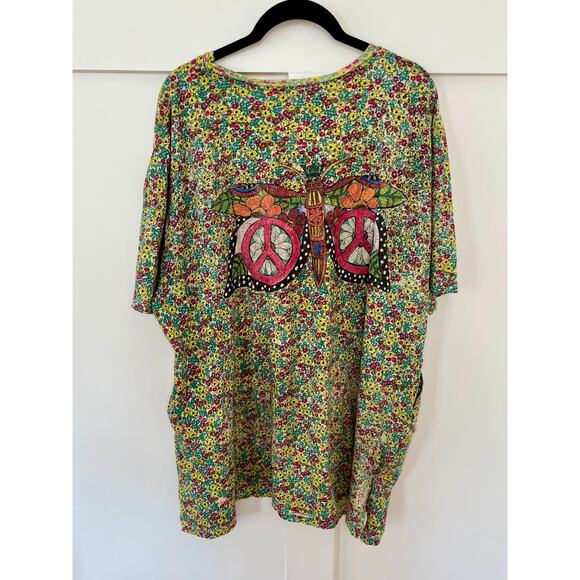 A Rare Bird Wild Forever Tattered T-Shirt Size Small - Picture 2 of 4